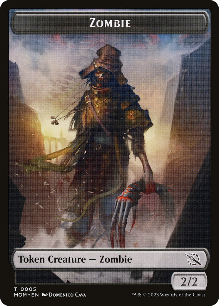 Treasure (21) // Zombie Double-Sided Token [March of the Machine Tokens] | Exor Games New Glasgow