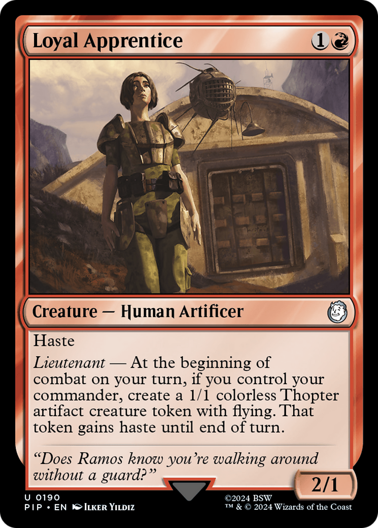 Loyal Apprentice [Fallout] | Exor Games New Glasgow
