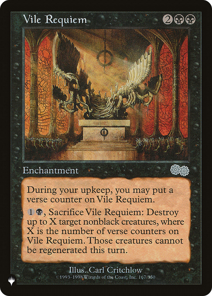 Vile Requiem (USG) [The List Reprints] | Exor Games New Glasgow