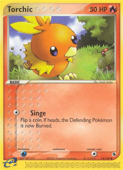 Torchic (74/109) [EX: Ruby & Sapphire] | Exor Games New Glasgow