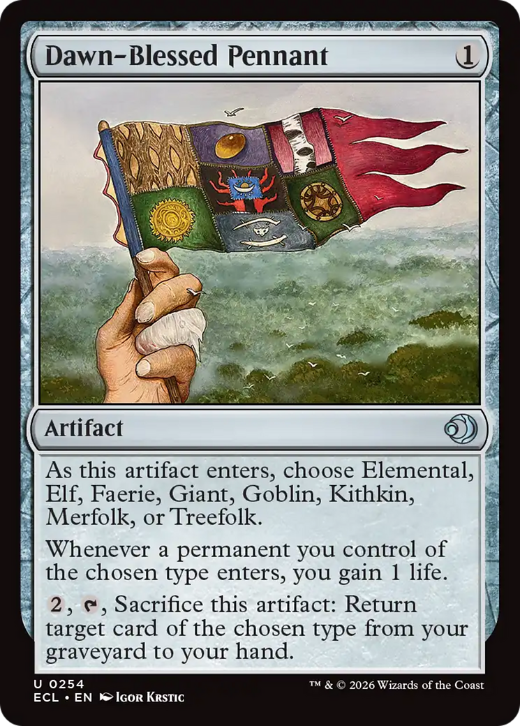 Dawn-Blessed Pennant [Lorwyn Eclipsed] | Exor Games New Glasgow