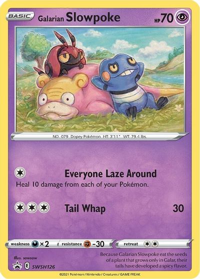 Galarian Slowpoke (SWSH126) [Sword & Shield: Black Star Promos] | Exor Games New Glasgow