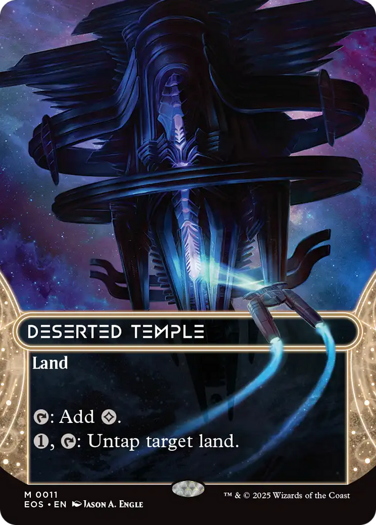 Deserted Temple (0011) (Borderless) [Edge of Eternities: Stellar Sights] | Exor Games New Glasgow
