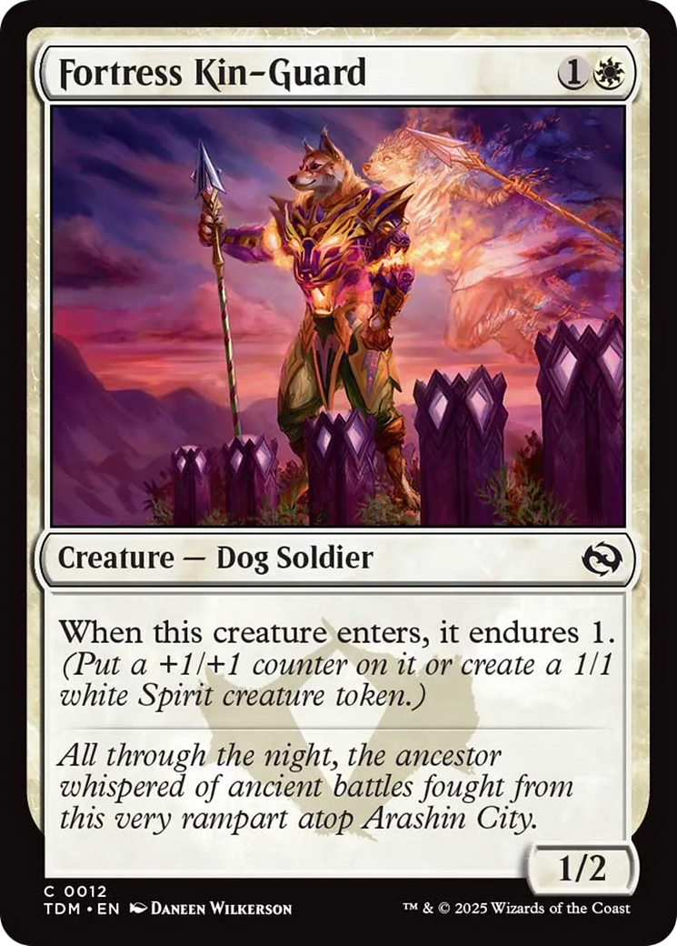 Fortress Kin-Guard [Tarkir: Dragonstorm] | Exor Games New Glasgow