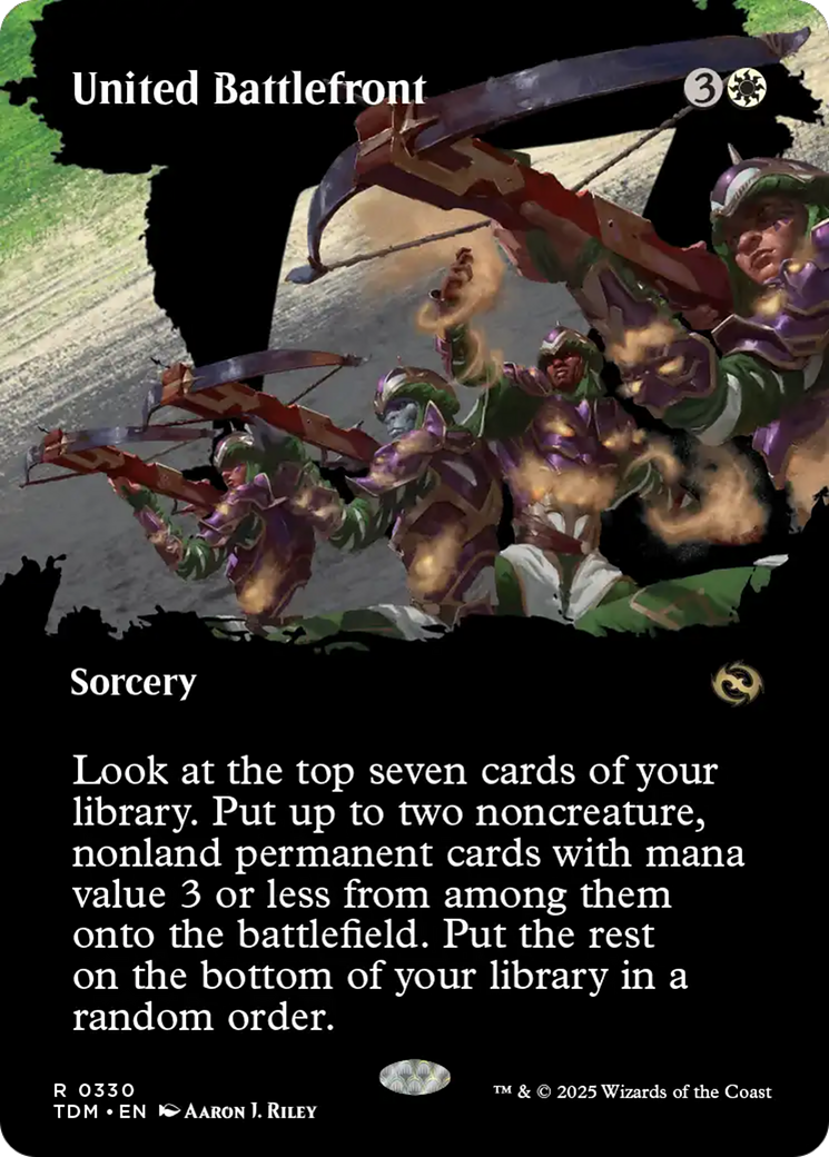 United Battlefront (Borderless) [Tarkir: Dragonstorm] | Exor Games New Glasgow