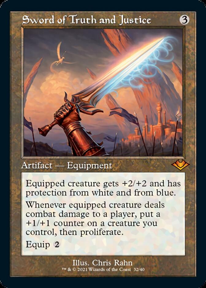 Sword of Truth and Justice (Retro) [Modern Horizons] | Exor Games New Glasgow