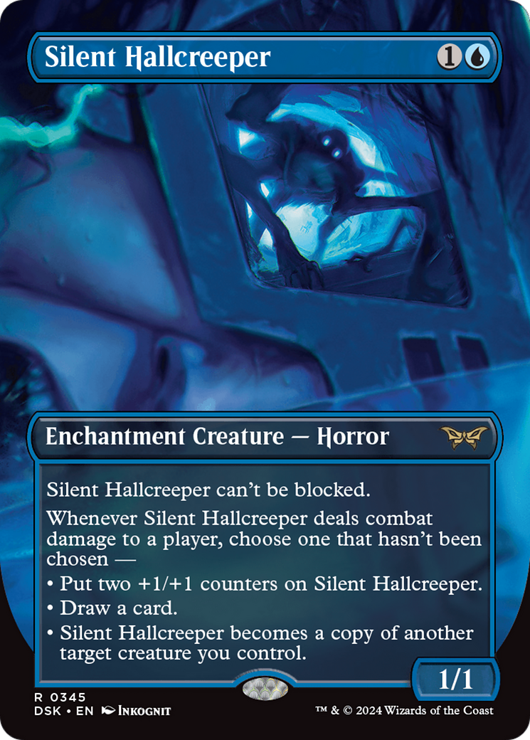 Silent Hallcreeper (Borderless) [Duskmourn: House of Horror] | Exor Games New Glasgow