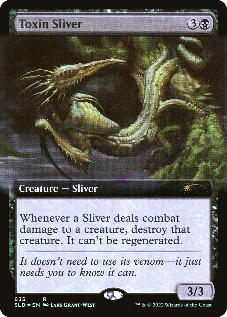 Toxin Sliver (Extended Art) [Secret Lair Drop Promos] | Exor Games New Glasgow