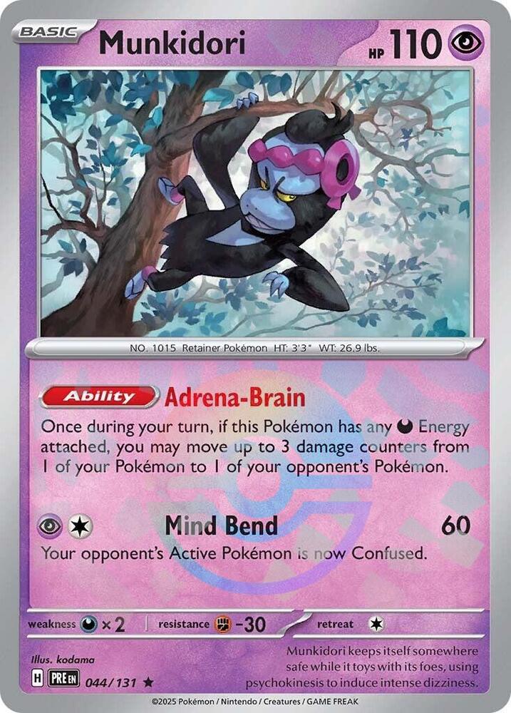 Munkidori (044/131) (Poke Ball Pattern) [Scarlet & Violet: Prismatic Evolutions] | Exor Games New Glasgow