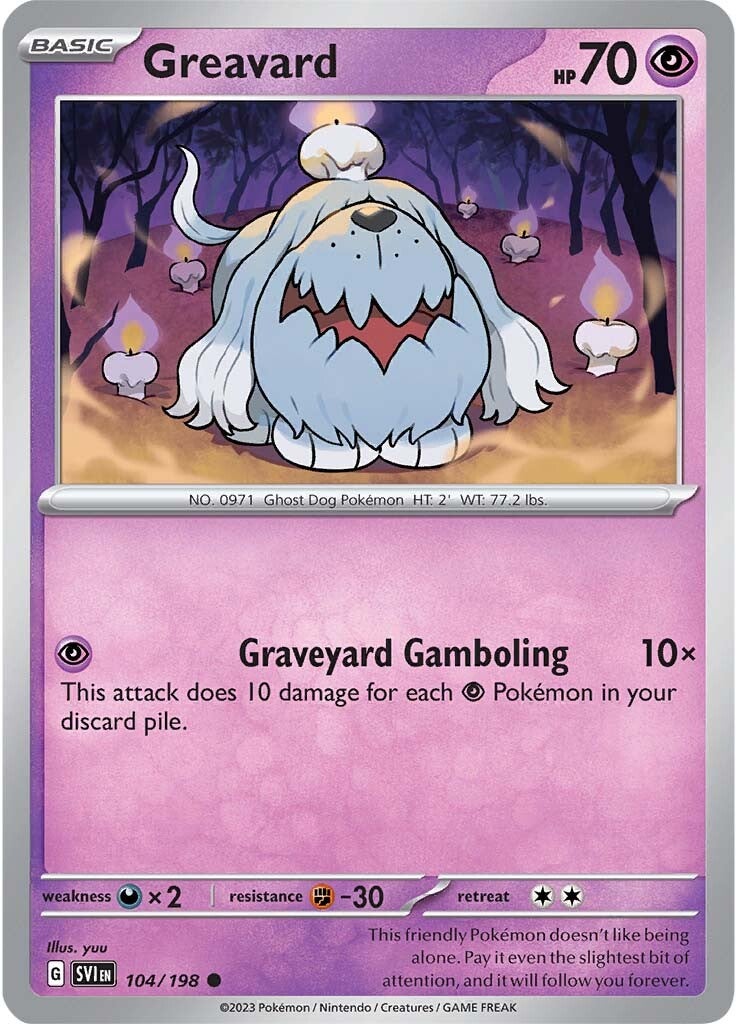 Greavard (104/198) [Scarlet & Violet: Base Set] | Exor Games New Glasgow