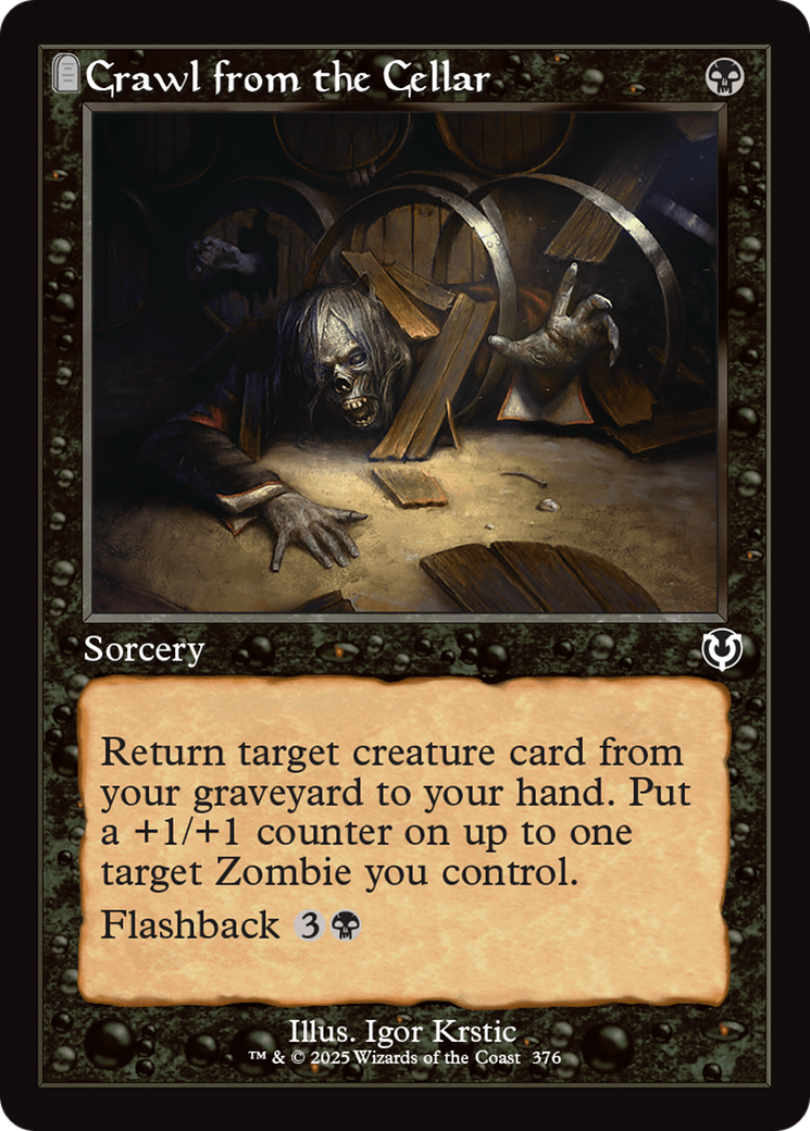Crawl from the Cellar (Retro Frame) [Innistrad Remastered] | Exor Games New Glasgow