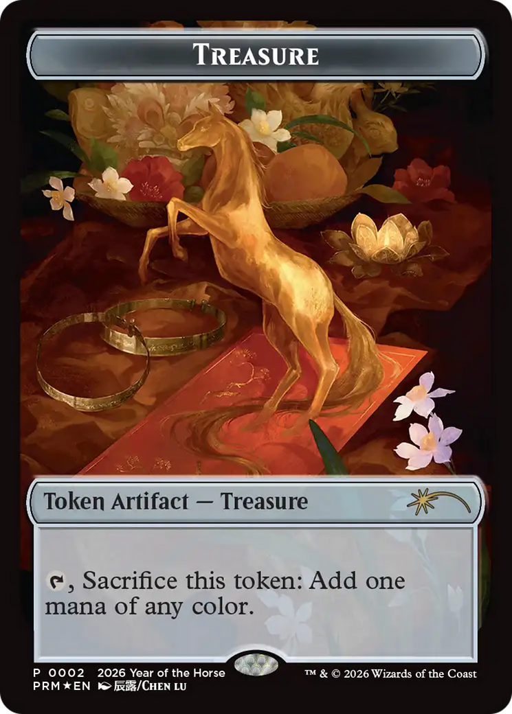 Treasure Token (Year of the Horse 2026) [Standard Showdown Promos Tokens] | Exor Games New Glasgow