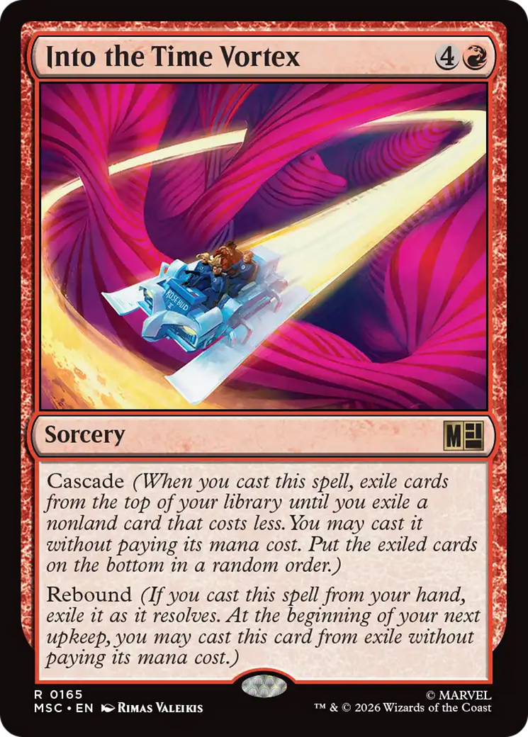 Into the Time Vortex (Surge Foil) [Marvel Super Heroes Commander] | Exor Games New Glasgow