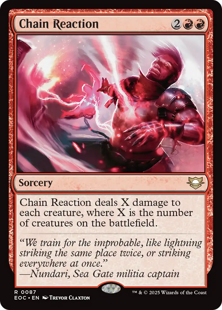 Chain Reaction [Edge of Eternities Commander] | Exor Games New Glasgow
