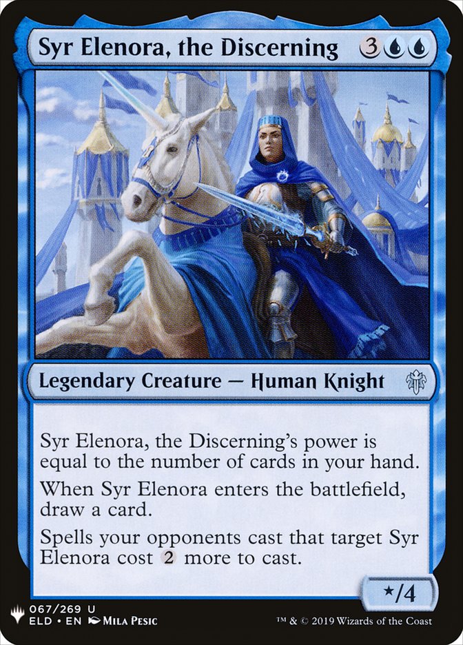 Syr Elenora, the Discerning [Mystery Booster] | Exor Games New Glasgow