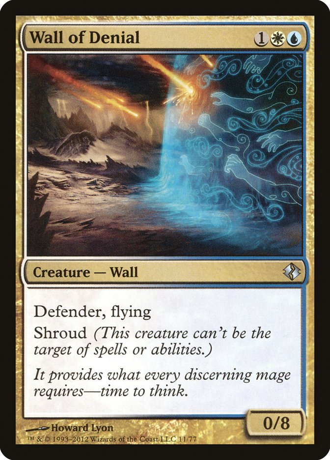 Wall of Denial [Duel Decks: Venser vs. Koth] | Exor Games New Glasgow