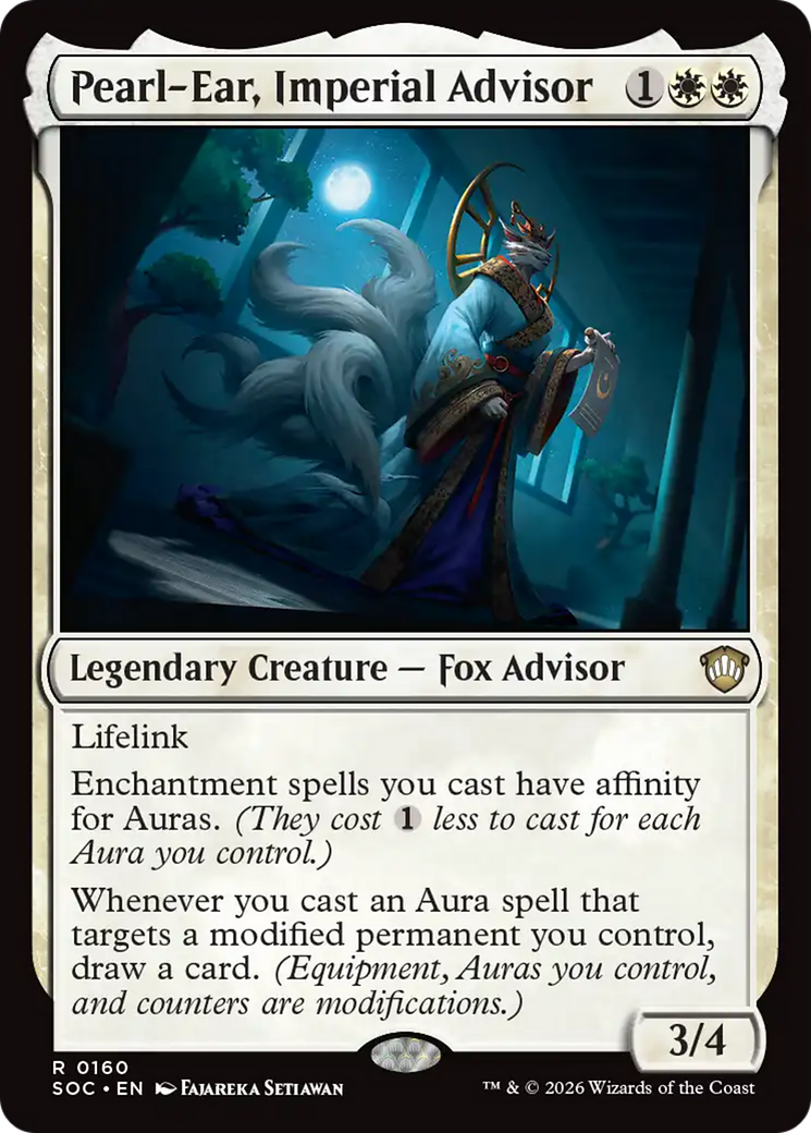 Pearl-Ear, Imperial Advisor [Secrets of Strixhaven Commander] | Exor Games New Glasgow