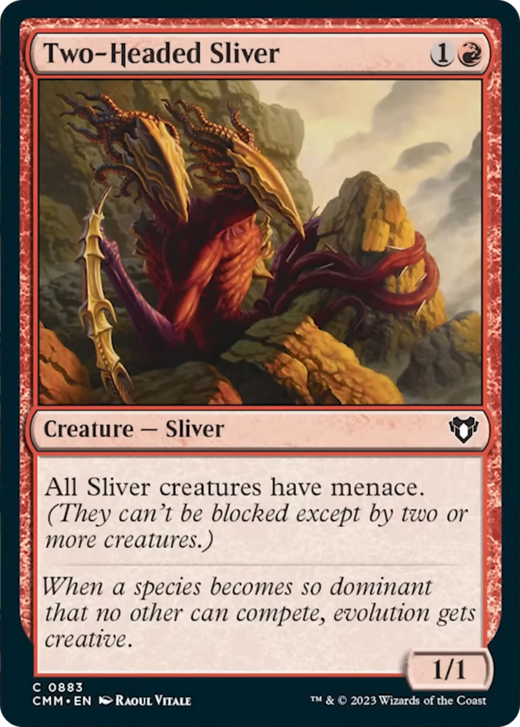 Two-Headed Sliver [Commander Masters] | Exor Games New Glasgow