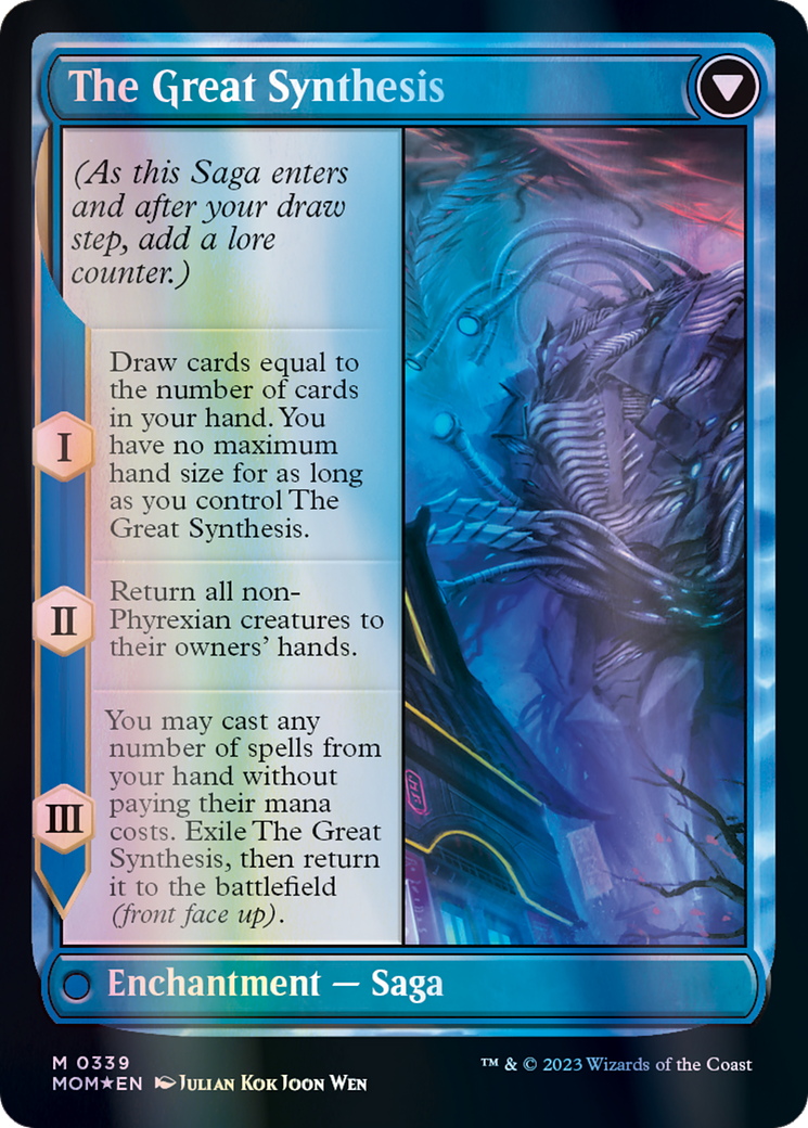 Jin-Gitaxias // The Great Synthesis (Serialized) [March of the Machine] | Exor Games New Glasgow