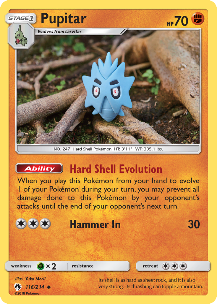 Pupitar (116/214) [Sun & Moon: Lost Thunder] | Exor Games New Glasgow