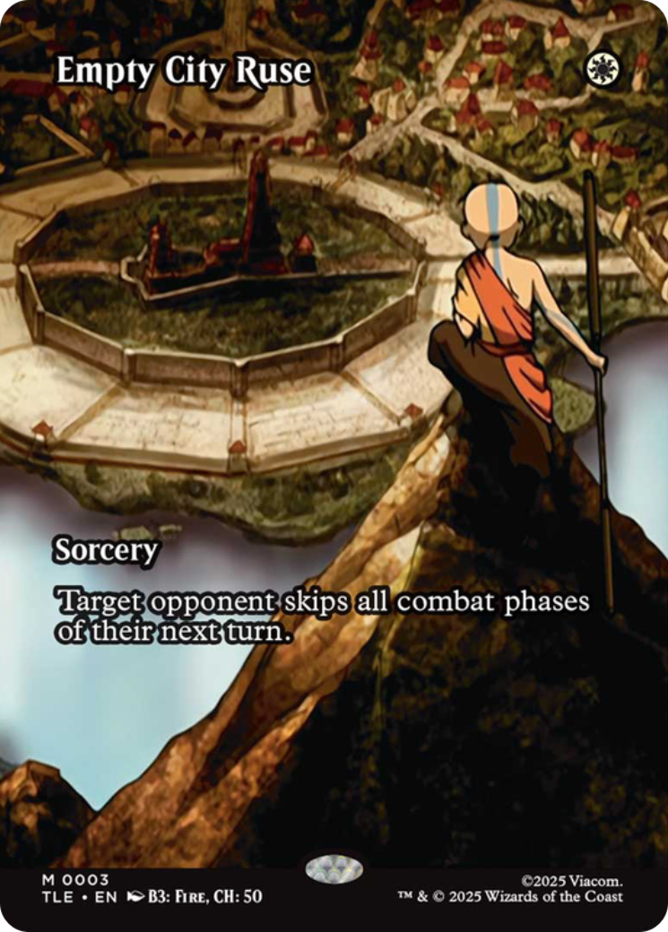 Empty City Ruse (Borderless) [Avatar: The Last Airbender: Eternal-Legal] | Exor Games New Glasgow