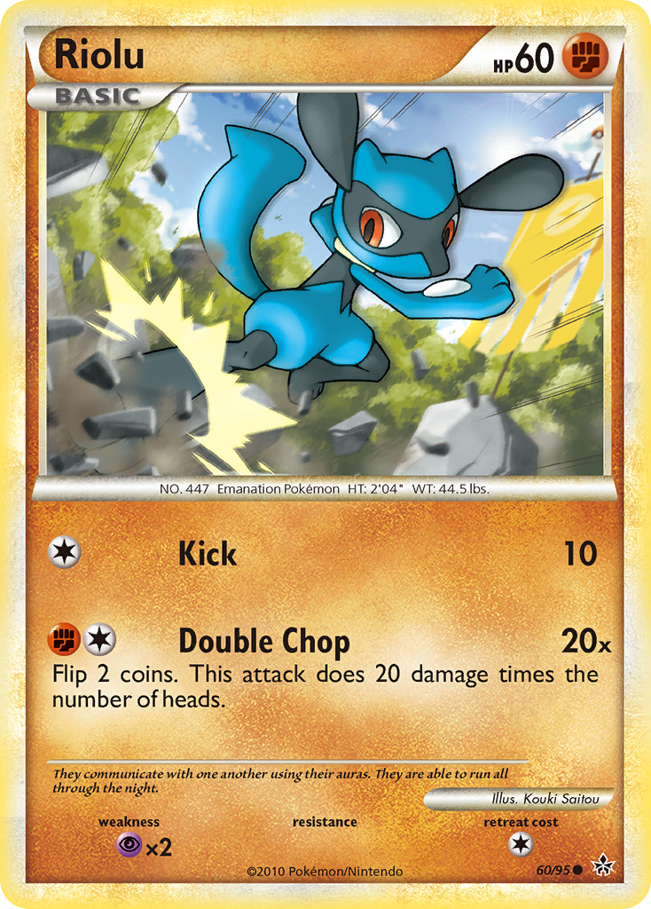 Riolu (60/95) [HeartGold & SoulSilver: Unleashed] | Exor Games New Glasgow