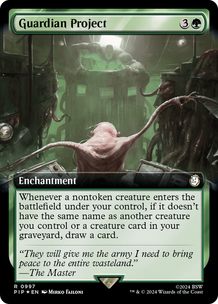 Guardian Project (Extended Art) (Surge Foil) [Fallout] | Exor Games New Glasgow