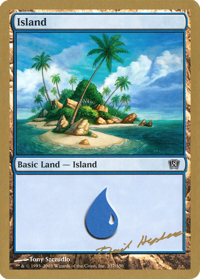 Island (dh337) (Dave Humpherys) [World Championship Decks 2003] | Exor Games New Glasgow