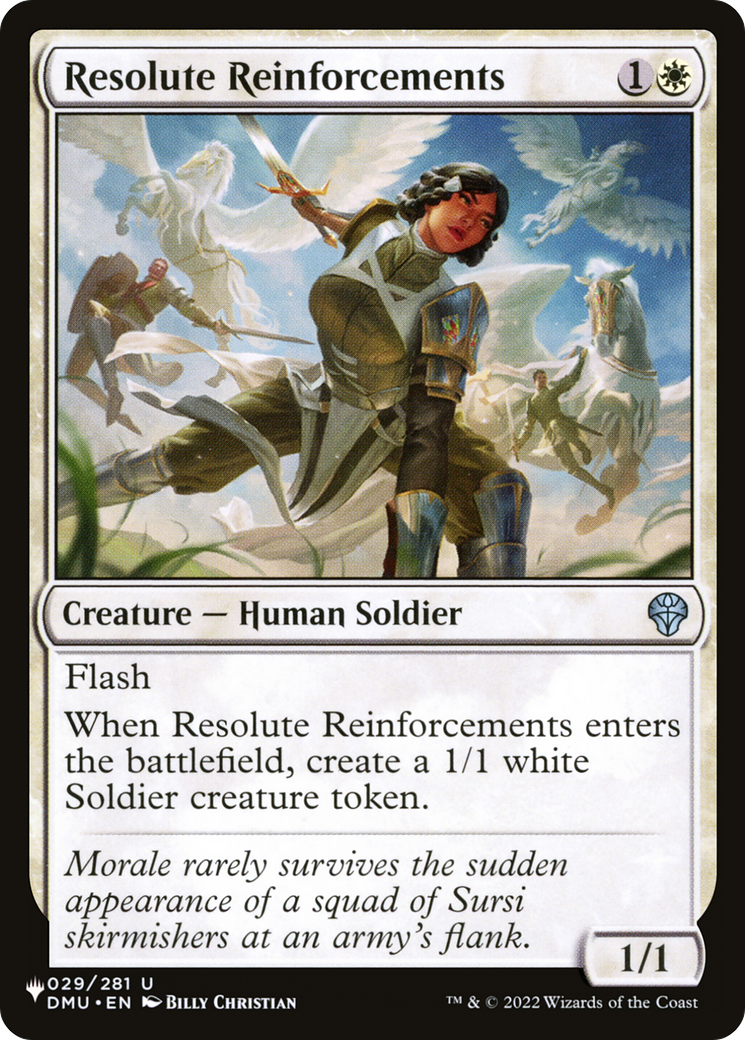 Resolute Reinforcements [The List Reprints] | Exor Games New Glasgow