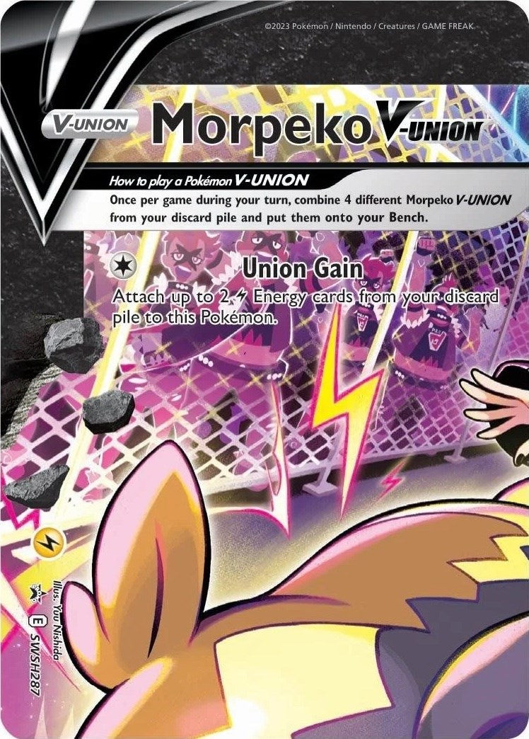 Morpeko V-Union (SWSH287) [Sword & Shield: Black Star Promos] | Exor Games New Glasgow