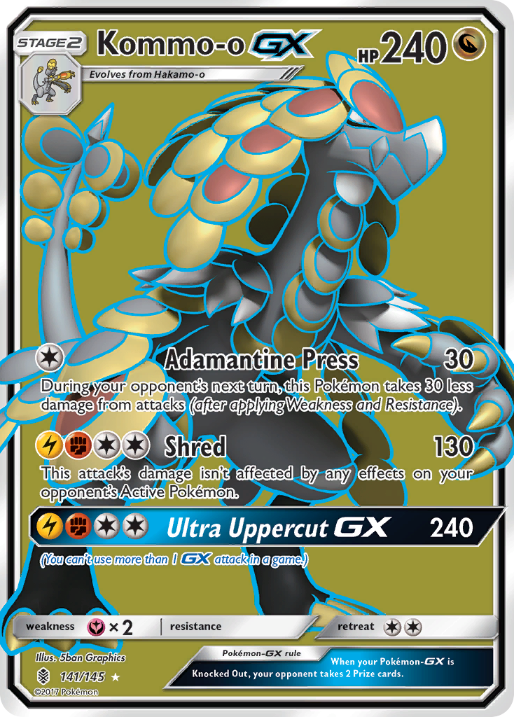 Kommo-o GX (141/145) [Sun & Moon: Guardians Rising] | Exor Games New Glasgow