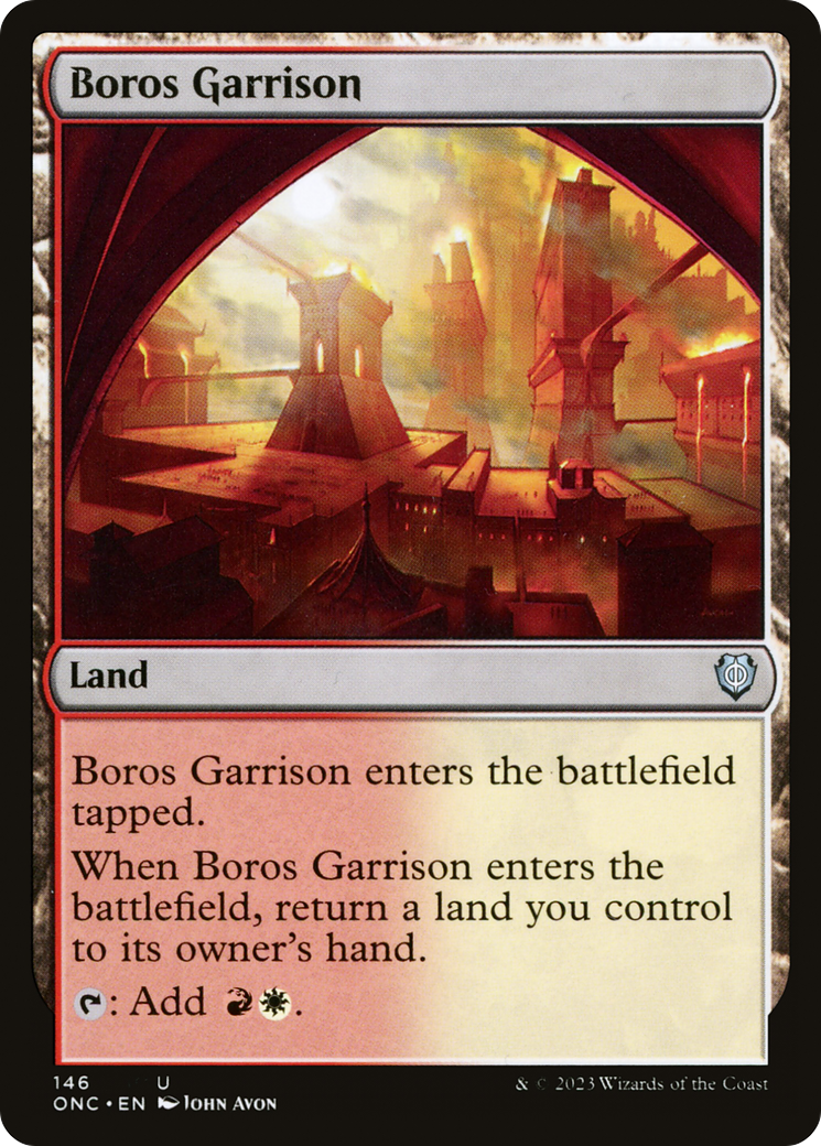 Boros Garrison [Phyrexia: All Will Be One Commander] | Exor Games New Glasgow