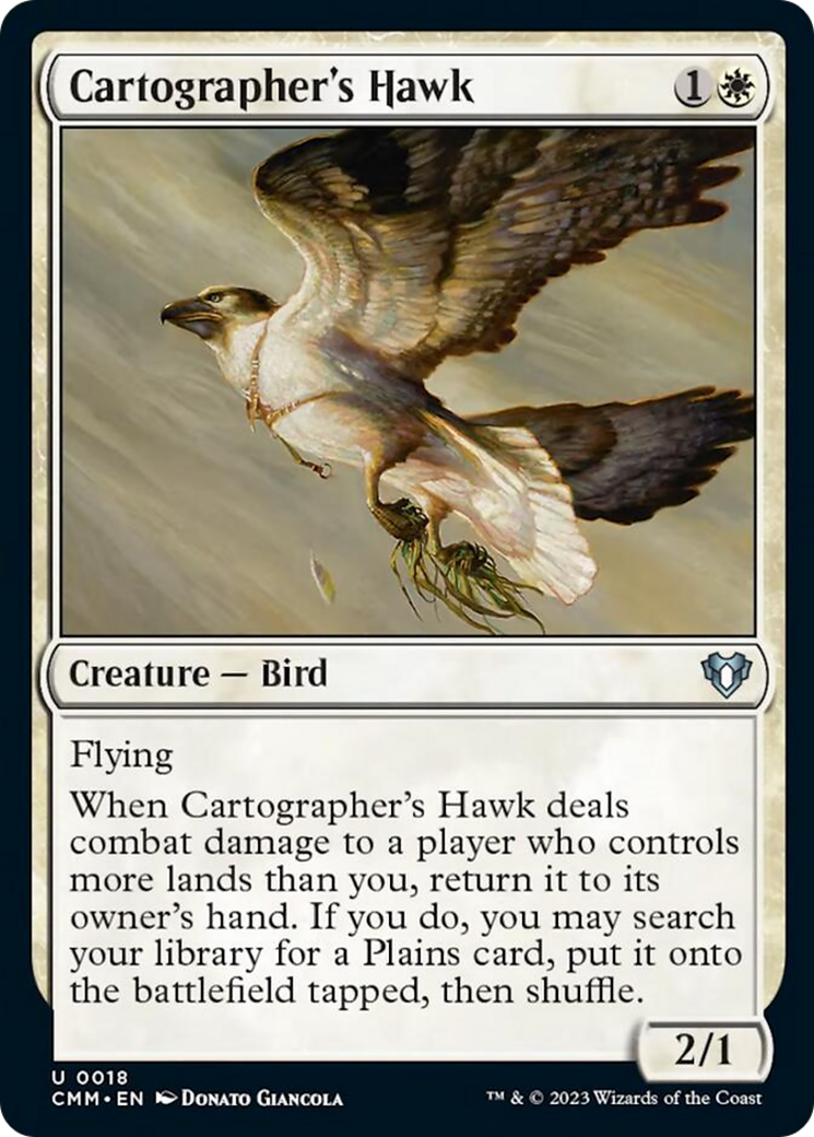 Cartographer's Hawk [Commander Masters] | Exor Games New Glasgow