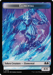 Elemental // Food (0010) Double-Sided Token [Wilds of Eldraine Tokens] | Exor Games New Glasgow