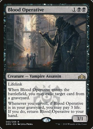 Blood Operative [Guilds of Ravnica] | Exor Games New Glasgow