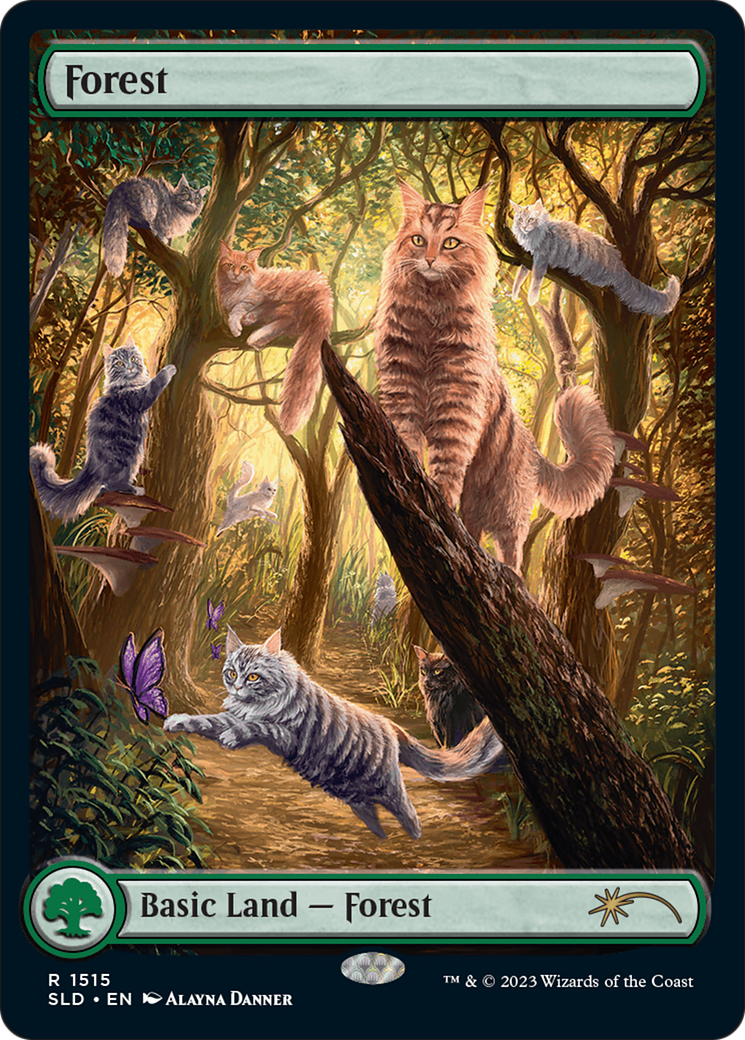 Forest (1515) [Secret Lair Commander Deck: Raining Cats and Dogs] | Exor Games New Glasgow