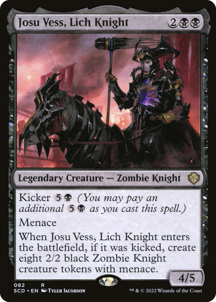 Josu Vess, Lich Knight [Starter Commander Decks] | Exor Games New Glasgow