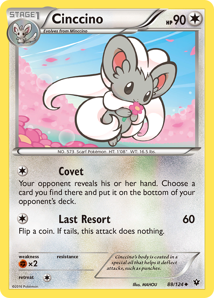 Cinccino (88/124) [XY: Fates Collide] | Exor Games New Glasgow