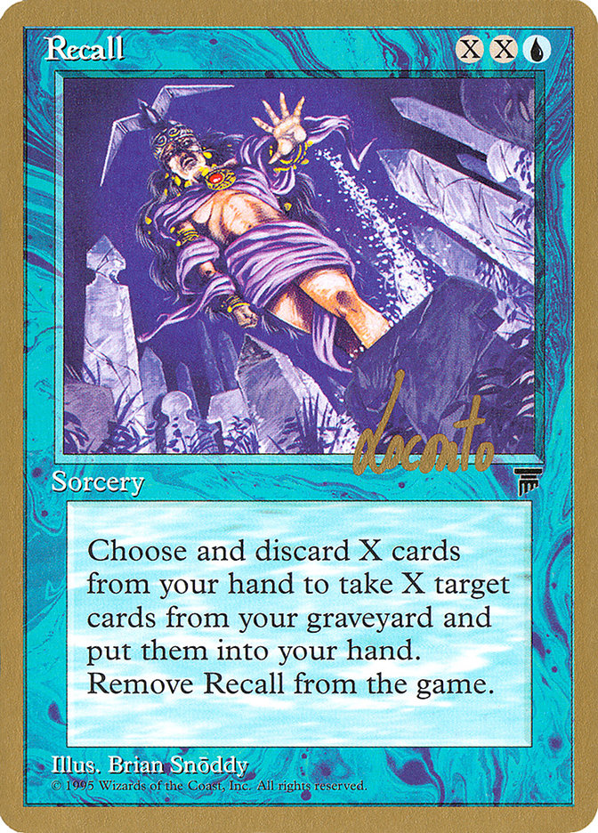 Recall (Michael Loconto) [Pro Tour Collector Set] | Exor Games New Glasgow