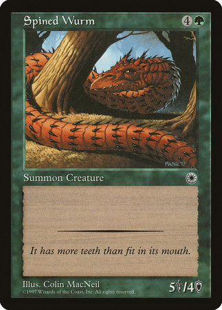 Spined Wurm [Portal] | Exor Games New Glasgow