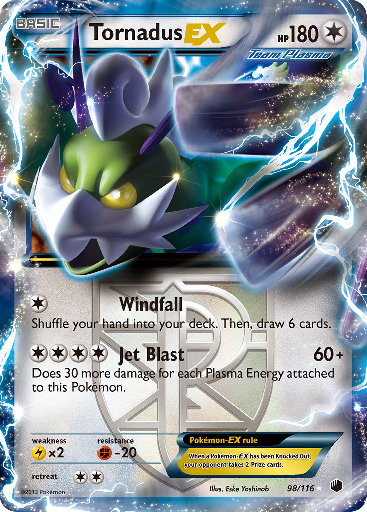 Tornadus EX (98/116) [Black & White: Plasma Freeze] | Exor Games New Glasgow