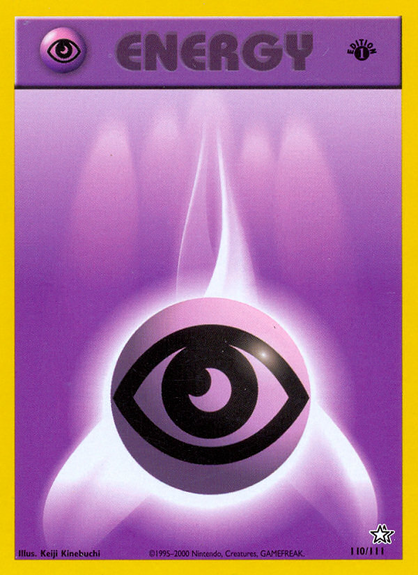 Psychic Energy (110/111) [Neo Genesis 1st Edition] | Exor Games New Glasgow