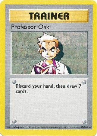 Professor Oak (88/102) [Base Set Shadowless Unlimited] | Exor Games New Glasgow