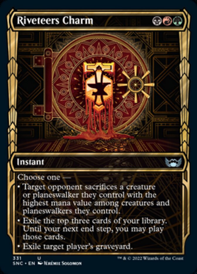 Riveteers Charm (Showcase Golden Age) [Streets of New Capenna] | Exor Games New Glasgow