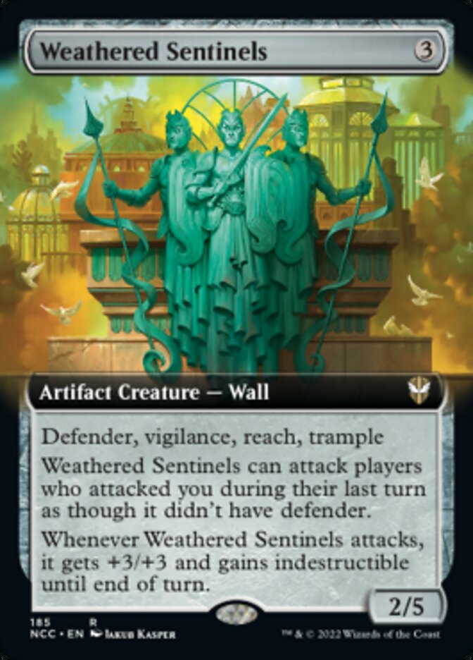 Weathered Sentinels (Extended Art) [Streets of New Capenna Commander] | Exor Games New Glasgow