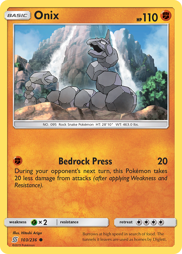 Onix (103/236) [Sun & Moon: Unified Minds] | Exor Games New Glasgow