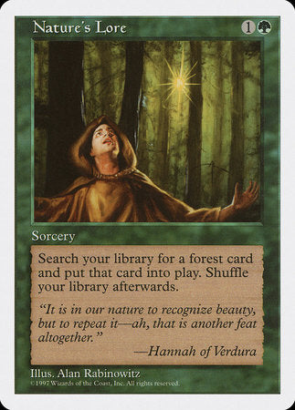 Nature's Lore [Fifth Edition] | Exor Games New Glasgow