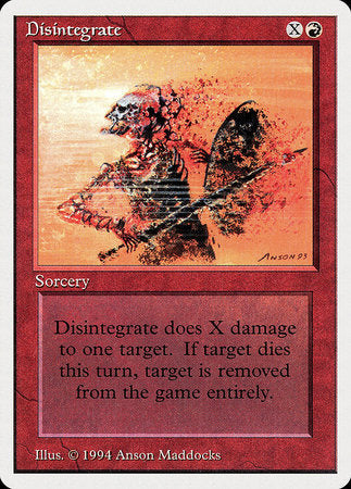 Disintegrate [Summer Magic / Edgar] | Exor Games New Glasgow