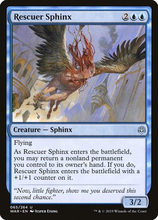 Rescuer Sphinx [War of the Spark] | Exor Games New Glasgow