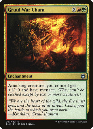 Gruul War Chant [Conspiracy: Take the Crown] | Exor Games New Glasgow